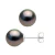 Oorbellen Tahitian Pearl Oval 8-9 mm 925