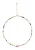 usha FESTIVAL Ketting  groen / pink / wit