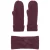 KIDS ONLY GIRL gebreide hoofdband + handschoenen donkerrood