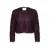 ONLY CARMAKOMA Plus Size spijkerjas met glitters – donkerpaars