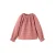Mango Kids rechtvallende geruite blousetop met ruches en smockwerk – rood/wit