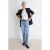 TRENDYOLMİLLA Dames Blauw Effen Mom Hoge taille Jeans