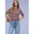 Street One Dames Gestreept shirt in Rood