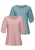 VIVANCE Shirt  blauw / oudroze