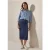 Cecil Dames Mini-jeansrok in Blauw