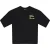 Rose London Heren Zwaargewicht T-Shirt (Zwart)