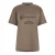 Balenciaga T-shirt voor dames van het Wereldvoedselprogramma (Taupe/Zwart)