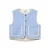 Copenhagen Colors gilet – lichtblauw/ecru