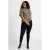 GREAT LOOKS high rise skinny jeans zwart