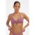Beachlife voorgevormde halter bikinitop met lurex oudroze