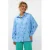 Ydence gebloemde blouse blauw