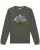Watapparel Sweatshirt ‘ Geometric Landscape ‘  kaki / gemengde kleuren