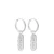 Label Kiki silver plated oorbellen Amour