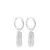 Label Kiki silver plated oorbellen Amour