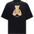 Palm Angels Zwarte Katoenen T-Shirt