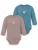 normani Rompertje/body ‘Auckland’  blauw / gemengde kleuren / rosa