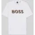Boss Regular fit T-shirt van gemerceriseerd katoen, model ‘THOMPSON 656’