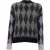 AllSaints Diamond Crew Neck Black/sage/pink