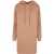 Jurk sweat à capuche oversize grandes tailles femme Urban Classics Organic Terry