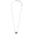 OTAZU Lady Di Necklace Rhodium Crystal