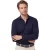 katoenen Olymp overhemd donkerblauw slim fit