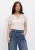 Rosemunde Top Dames Beatha Full Lace V-neck T-shirt,