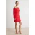 TRENDYOLMİLLA Dames Rood Effen Kort / Mini Lang Stijlvol/Avond Bodycon Jurken