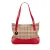 Tweedelige Haymarket Check Canvas Tote