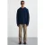 Oversized geribde trui met capuchon