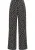 Dreimaster Stof broek Dames zwart en wit