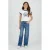 Vingino high waist flared jeans medium blue denim