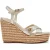 Steve Madden Cylo Sandals Gold Leather