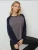 Hiccup Sweatshirt  nachtblauw / basaltgrijs