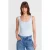 Mouwloos Geribbeld Katoenmix Bodysuit