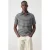 Mango Man regular fit gestreepte polo – marineblauw