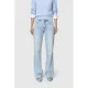 MAC straight leg jeans light blue denim