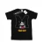 Disney Dames/Dames M Mickey Mouse Katoenen Vriendje T-shirt (Zwart)