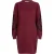 EsQualo Dress Tape Embroidery Wine Red