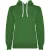 Roly Dames/Dames Urban Hooded Polycotton Sweatshirt (Kelly Groen/Wit)