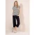 Cecil Dames Gestreept jacquard shirt in Wit
