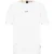 Boss Oversized T-shirt voor heren met Tchup-logo (Wit)
