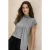 TRENDYOLMİLLA Dames Grijs Effen Kort Getailleerd Blouses