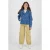 Vingino denim trenchcoat medium blue denim