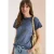 Shirt van geverfde jersey
