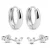 KARMA Jewelry sterling zilveren oorbellen Fay – set van 2