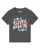 Watapparel Shirt ‘Girl power’  blauw / antraciet / rosa