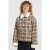 O’Neill katoenen geruite teddy tussenjas – beige
