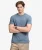 Essential Gestapeld Logo Geborduurde T-shirt Blue