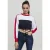 Dames-T-shirt Urban Classic 3-tone Stripe crew