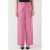 YAS wide leg regular waist casual broek roze